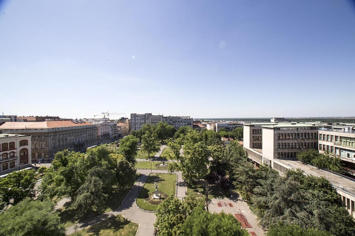 Star Apartment Belgrado Buitenkant foto